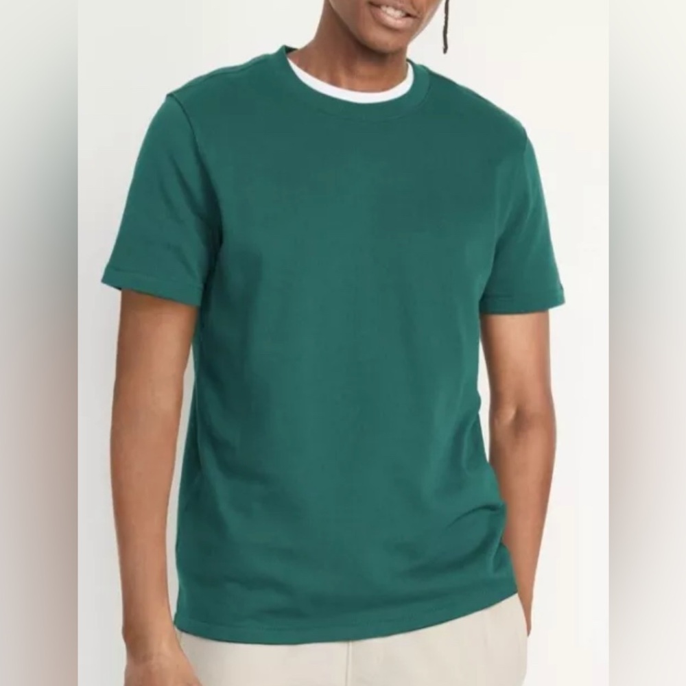 Old Navy-French Terry Short-Sleeve Sweatshirt-Men's: Small-Color: Green-NEW!!